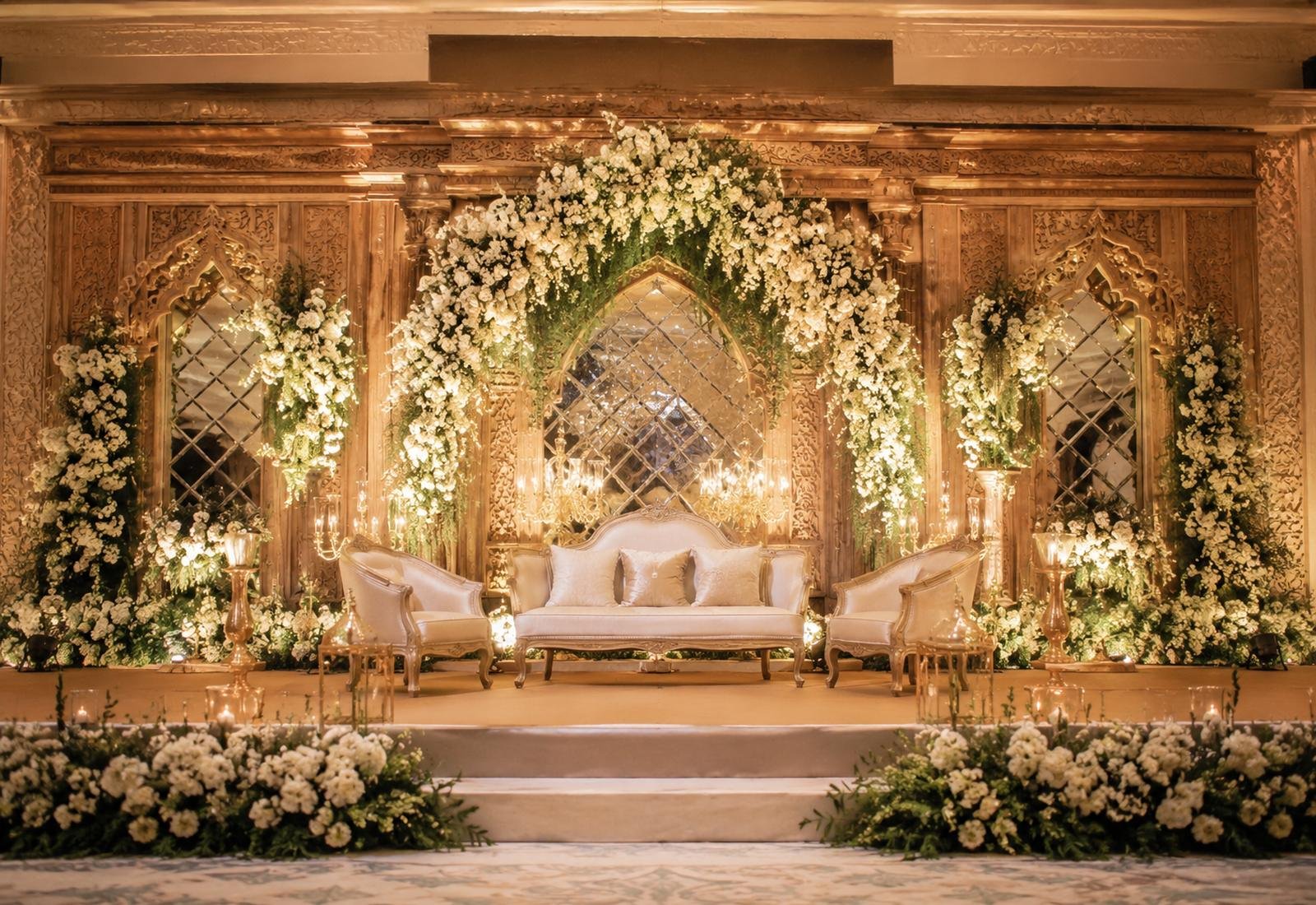 Wedding stage and decor
