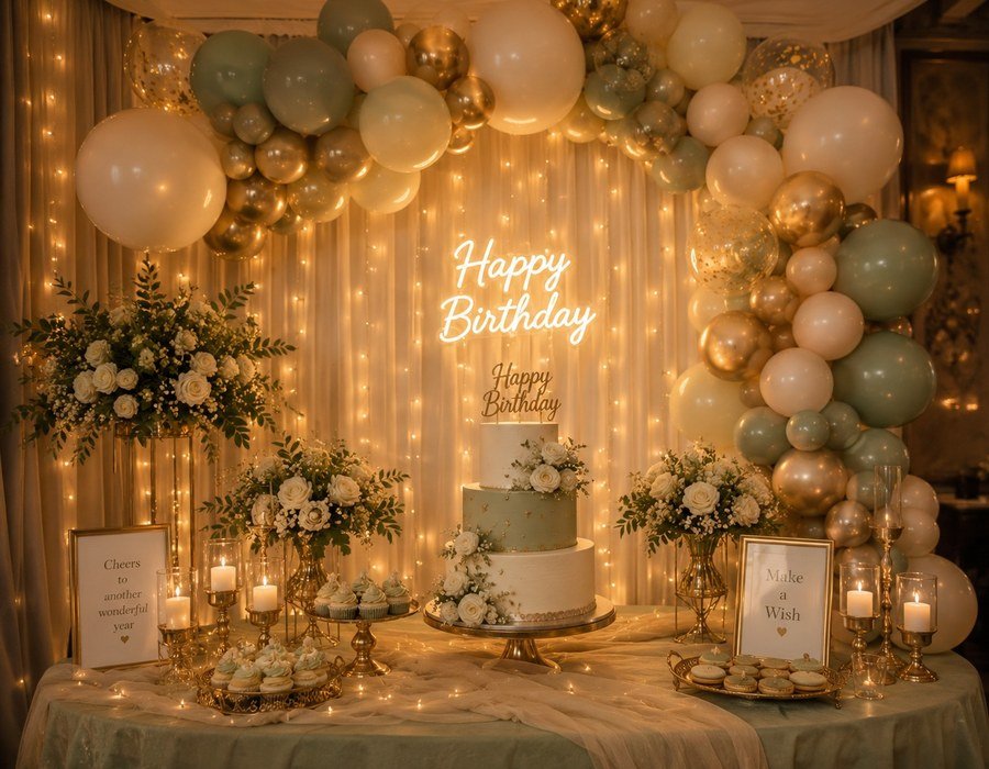 Birthday and anniversary celebration