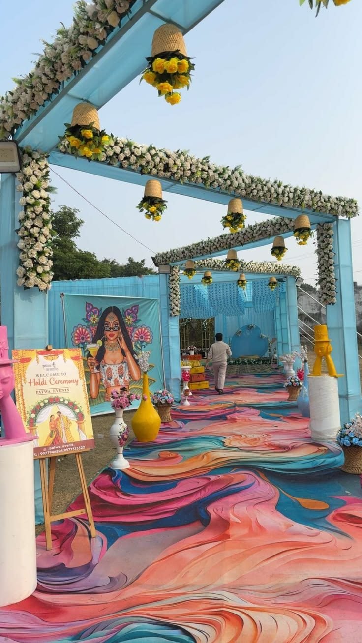 Haldi entrance